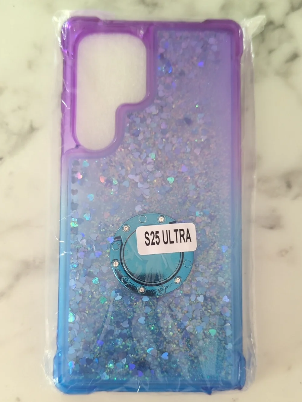 S25 Ultra Case Ombre Glitter